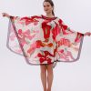 Kısa Kimono Pareo - Tesettür Pareo - Esnek Likralı Tül Beyaz 180x135 Cm