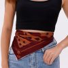Koyu Bordo Terrazzo - Madrid Model Fular Estascarf