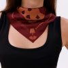Koyu Bordo Terrazzo - Madrid Model Fular Estascarf