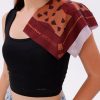 Koyu Bordo Terrazzo - Madrid Model Fular Estascarf