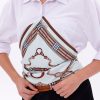 Kraliyet Deseni Model Fular Bandana Şal Estascarf 70x70 Cm