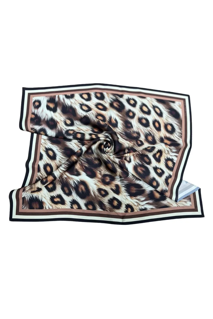 Leopar Desenli Fular Estascarf