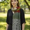 Leopar Esintisi / Cupra Saten Aksesuar Şal Atkı Estascraf 180x70cm