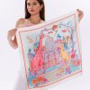Masal Şatosu Model Fular Bandana Şal Estascarf 70x70 Cm