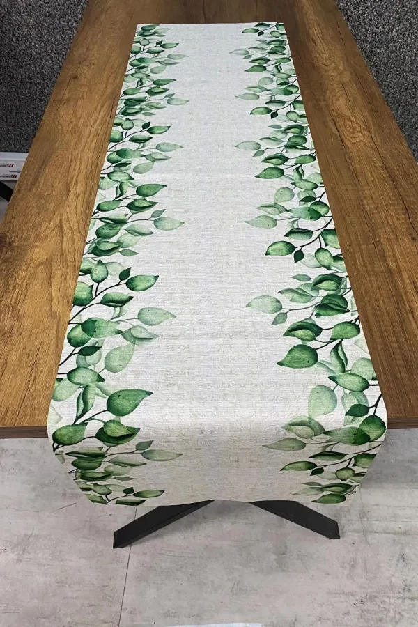 Okaliptus Desenli Runner 40x140 cm Okaliptus Desenli Runner 40x140 cm