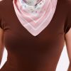 Pembe Bahar Model Fular Estascarf 48 x 48 Cm
