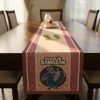 Ramazan Ayı Motifli Dijital Baskılı Runner Masa Örtüsü 40x140 cm