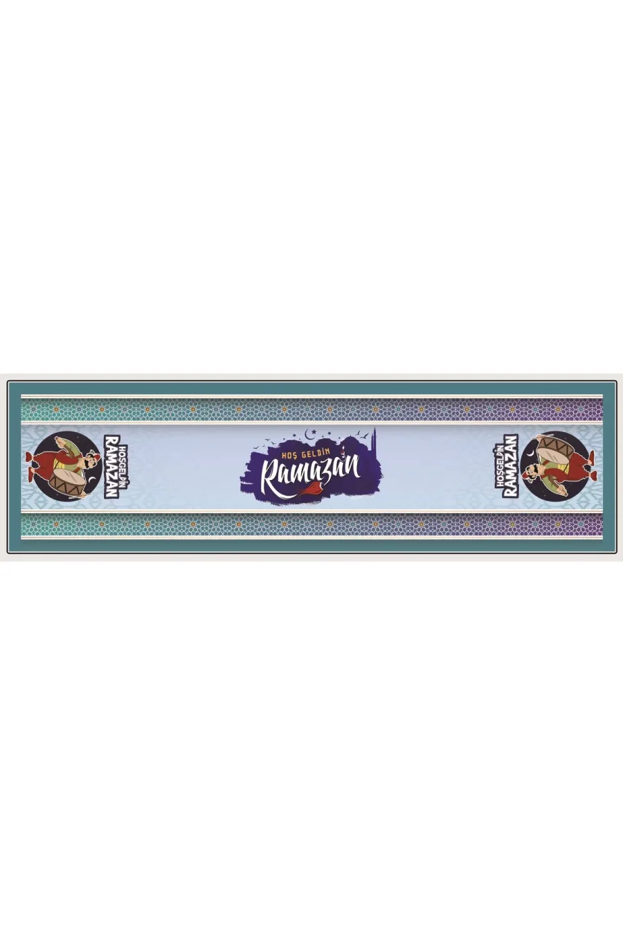 Ramazan Ayı Motifli Dijital Baskılı Runner Masa Örtüsü 40x140 cm Ramazan Ayı Motifli Dijital Baskılı Runner Masa Örtüsü 40x140 cm