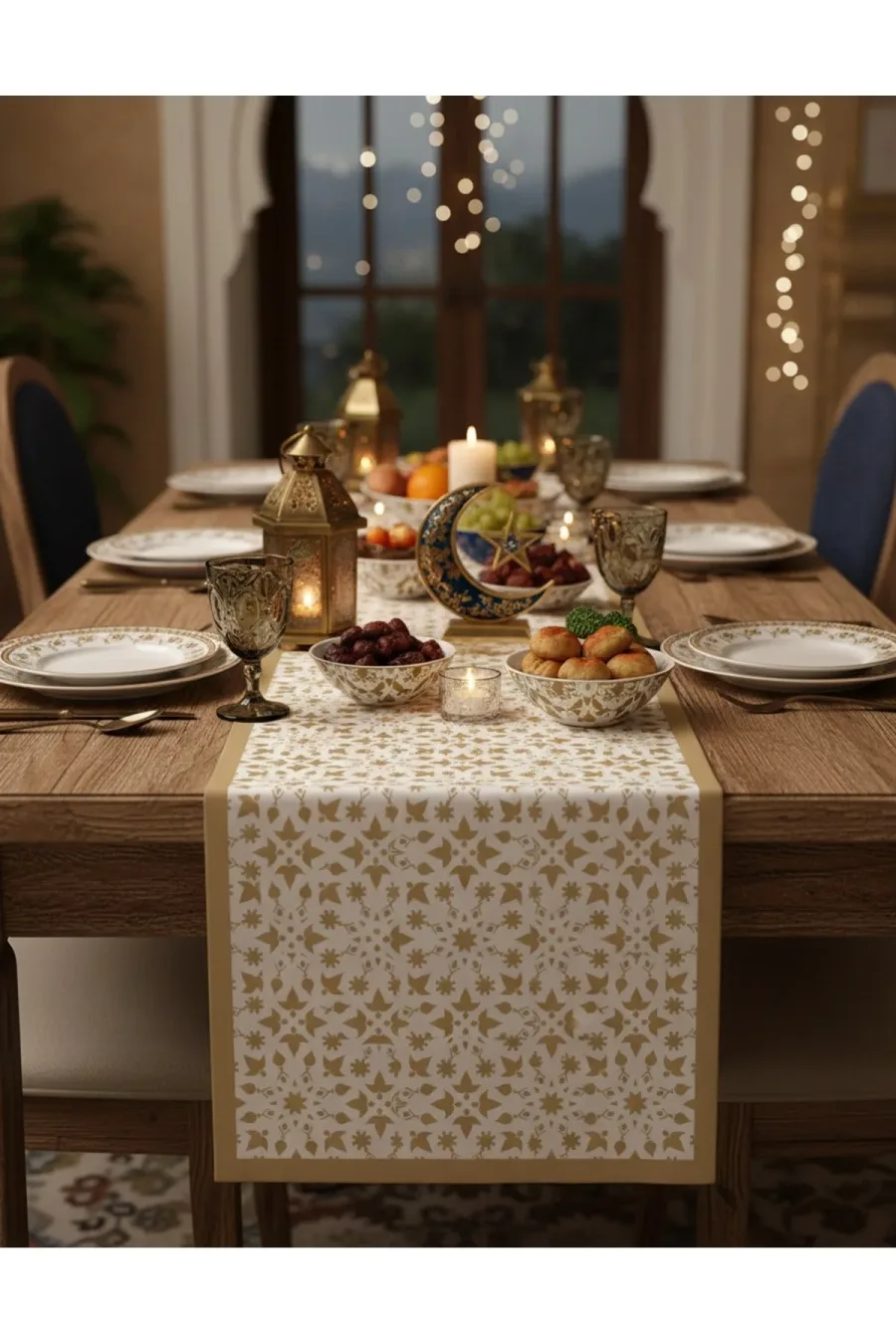 Ramazan Ayına Özel 4’lü Dijital Baskı Runner Masa Örtüsü Seti – 40x140 cm Ramazan Ayına Özel 4’lü Dijital Baskı Runner Masa Örtüsü Seti – 40x140 cm