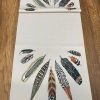 Şans Tüyü Desenli Runner 40x140 Cm