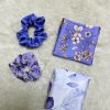Sevgililer Günü Özel Mor Fular Toka Bandana Hediye Seti