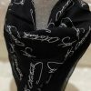 Tarzını Seç 10’lu Siyah Atatürk İmzalı Bandana / Fular Set