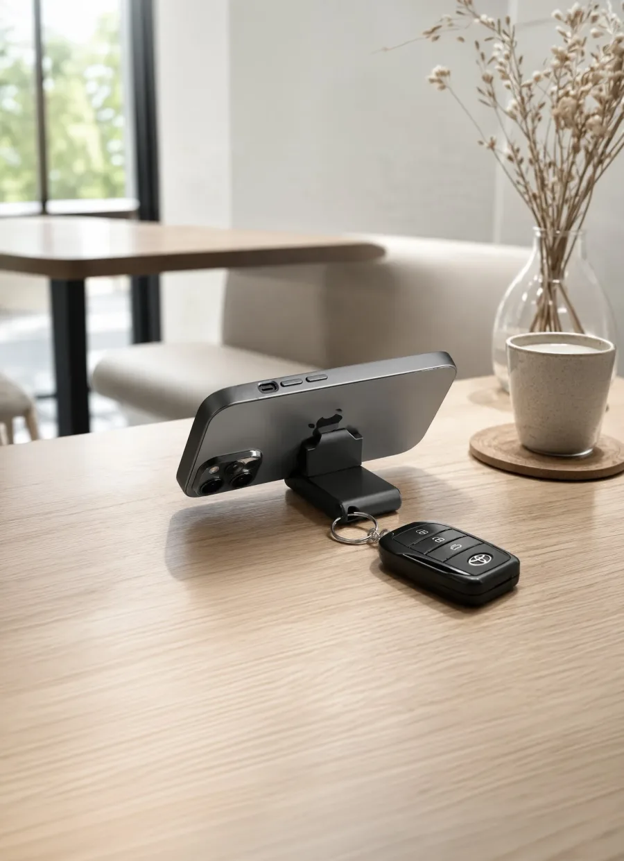 Tarzını Seç 3'ü 1 Arada Mini Telefon Tutucu Anahtarlık Charm – Siyah 3,5 × 7 × 1 cm Tarzını Seç 3'ü 1 Arada Mini Telefon Tutucu Anahtarlık Charm – Siyah 3,5 × 7 × 1 cm