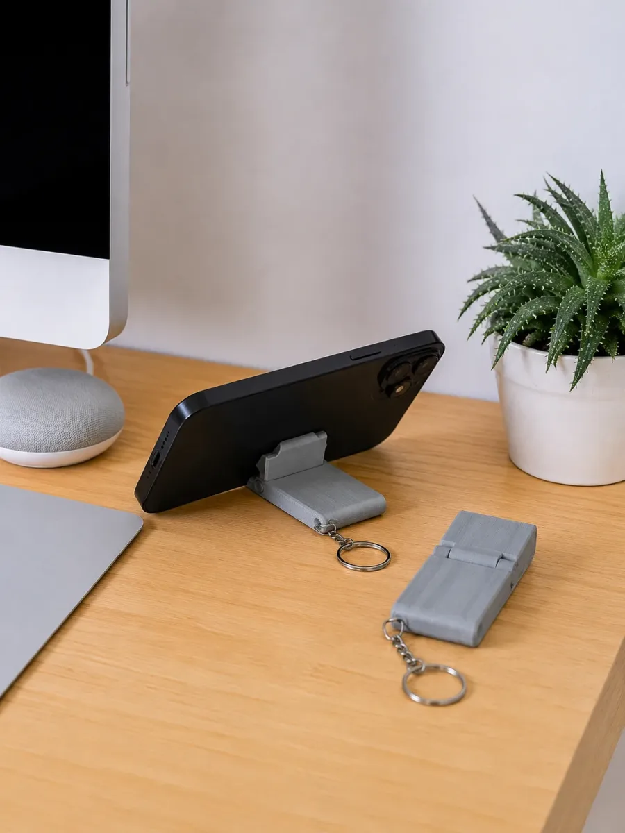 Tarzını Seç 3'ü 1 Arada Mini Telefon Tutucu Anahtarlık Charm – Gri 3,5 × 7 × 1 cm Tarzını Seç 3'ü 1 Arada Mini Telefon Tutucu Anahtarlık Charm – Gri 3,5 × 7 × 1 cm