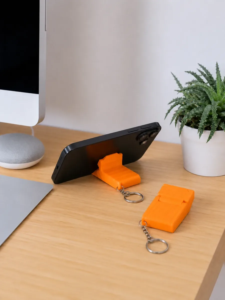 Tarzını Seç 3'ü 1 Arada Mini Telefon Tutucu Anahtarlık Charm – Turuncu 3,5 × 7 × 1 cm Tarzını Seç 3'ü 1 Arada Mini Telefon Tutucu Anahtarlık Charm – Turuncu 3,5 × 7 × 1 cm