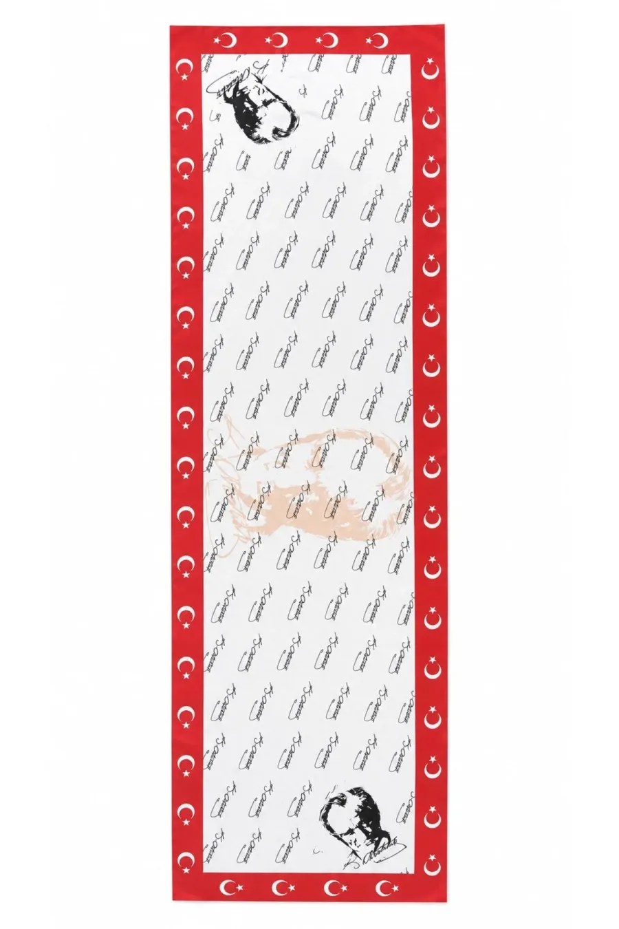 Tarzını Seç Atatürk İmzalı Atkı / Şal / Fular 120x34 cm