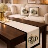 Tarzını Seç Balkabagı Desenli Salon Dekoru 2 Adet Kırlent Kılıfı (40x38) 1 Adet Runner (40x140) Set