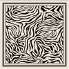 Tarzını Seç Beyaz Zebra Fular / Bandana / Aksesuar / Şal / Eşarp 70x70