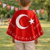 Tarzını Seç Çift Taraflı Ayyıldız Türk Bayraklı Pelerin Gösteri Kostümü 145x73cm Tarzını Seç Çift Taraflı Ayyıldız Türk Bayraklı Pelerin Gösteri Kostümü 145x73cm