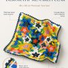 Tarzını Seç Floral Model Dekoratif Kenar Tasarımlı Fular 48x48 cm