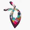 Tarzını Seç Gökkuşagı Desenli Fular / Bandana 70x70 cm