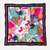 Tarzını Seç Gökkuşagı Desenli Fular / Bandana 70x70 cm