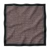 Tarzını Seç Kahve Siyah Geometrik Desenli Fular / Bandana 70x70cm