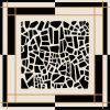 Tarzını Seç Kahverengi Queen Fular / Bandana / Aksesuar / Eşarp 90x90 cm