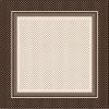 Tarzını Seç Kahverengi Şerit Puantiyeli Fular / Bandana / Aksesuar 48x48 cm