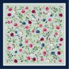Tarzını Seç Lacivert Gül Fular / Bandana / Aksesuar / Şal / Eşarp 70x70