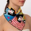 Tarzını Seç Lacivert Queen Fular / Bandana / Aksesuar 48x48 cm