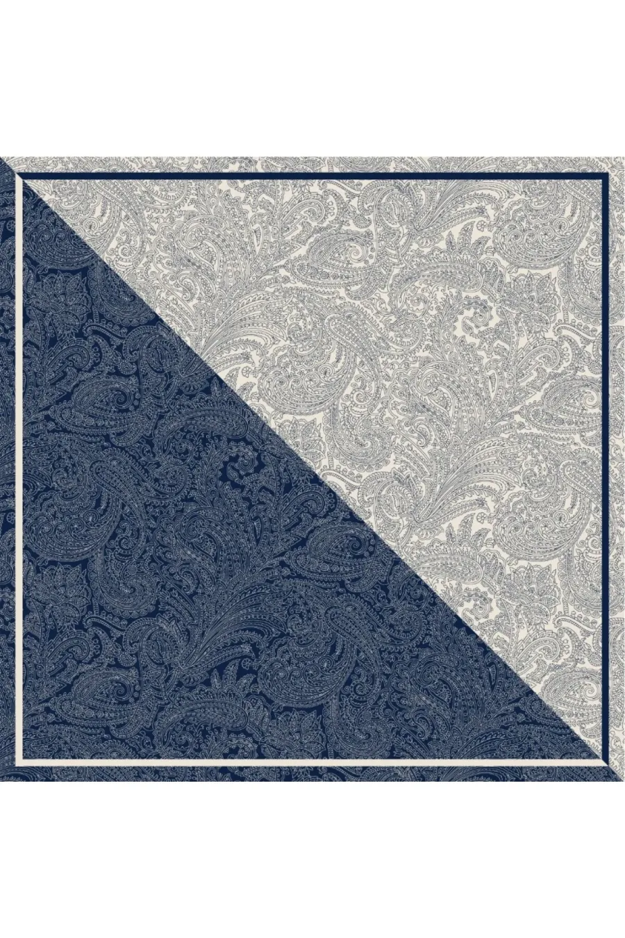 Tarzını Seç Lacivert Royal Fular / Bandana / Aksesuar / Şal / Eşarp 70x70