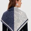 Tarzını Seç Lacivert Royal Fular / Bandana / Aksesuar / Şal / Eşarp 70x70
