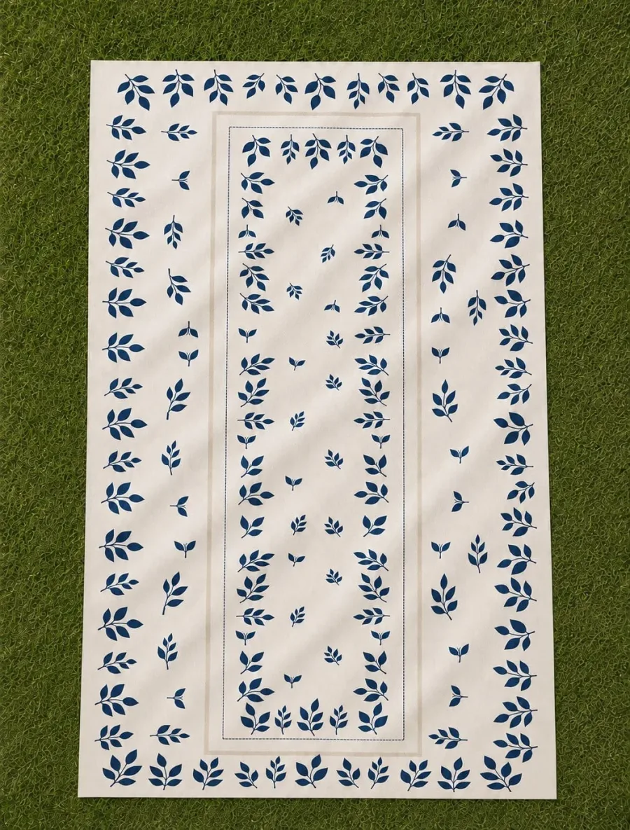 Tarzını Seç Mavi Rüya Desenli Leke Tutmaz Masa Örtüsü 155 x 180 cm