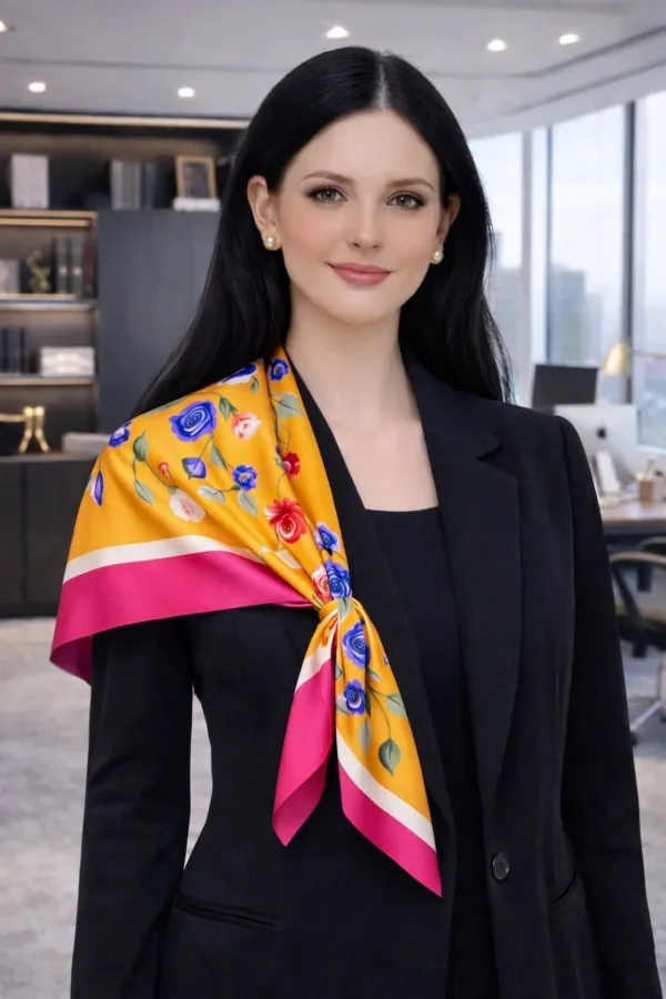 Tarzını Seç Pembe Gül Fular / Bandana / Aksesuar / Şal / Eşarp 70x70 Tarzını Seç Pembe Gül Fular / Bandana / Aksesuar / Şal / Eşarp 70x70