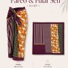 Tarzını Seç Premium Akdeniz Esintisi Desenli 2'li Pareo ve Fular Seti 150x95 cm / 70x70 cm