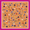 Tarzını Seç Siyah Gül Fular / Bandana / Aksesuar 48x48 cm