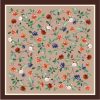 Tarzını Seç Siyah Gül Fular / Bandana / Aksesuar 48x48 cm