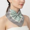 Tarzını Seç Siyah Gül Fular / Bandana / Aksesuar 48x48 cm