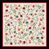 Tarzını Seç Siyah Gül Fular / Bandana / Aksesuar 48x48 cm