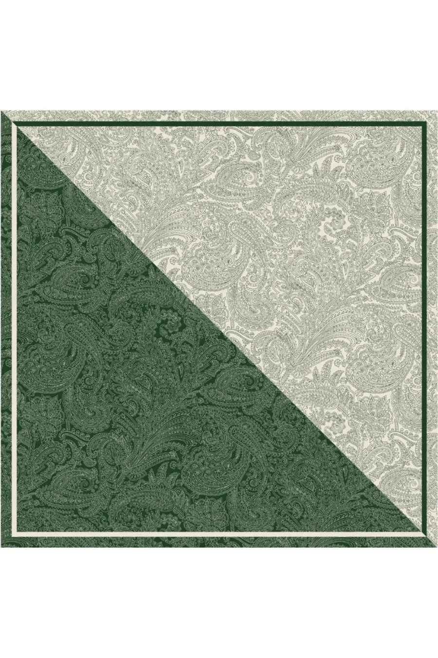 Tarzını Seç Yeşil Royal Fular / Bandana / Aksesuar / Eşarp 90x90 cm