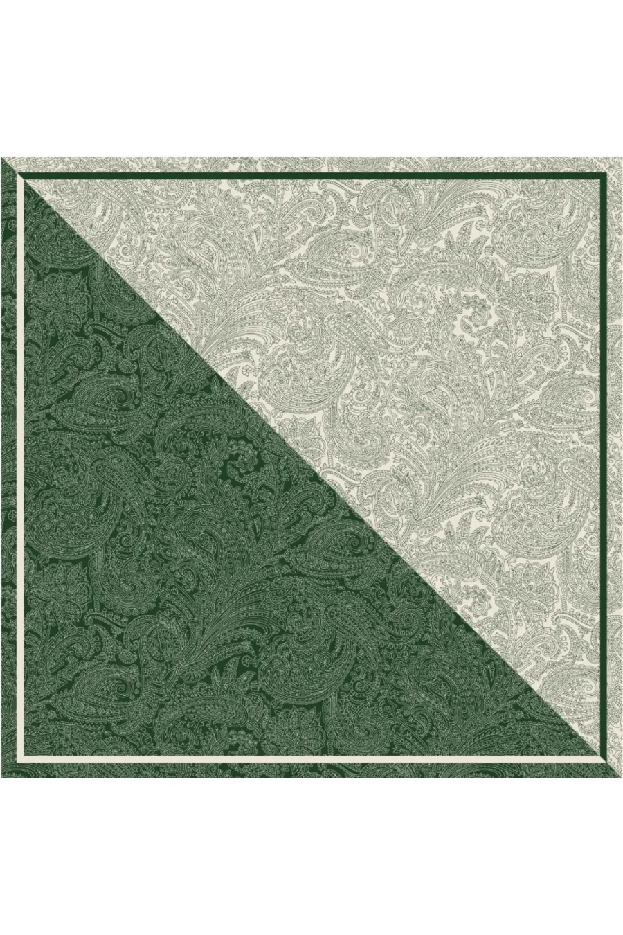 Tarzını Seç Yeşil Royal Fular / Bandana / Aksesuar / Şal / Eşarp 70x70