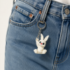 Tarzınıseç 3D Cutie Bunny Anahtarlık Charm Tarzınıseç 3D Cutie Bunny Anahtarlık Charm