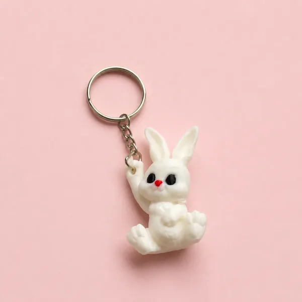 Tarzınıseç 3D Cutie Bunny Anahtarlık Charm