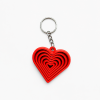 Tarzınıseç 3D Kırmızı Kalp Anahtarlık Charm