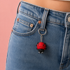 Tarzınıseç 3D Ladybug Anahtarlık Charm Tarzınıseç 3D Ladybug Anahtarlık Charm