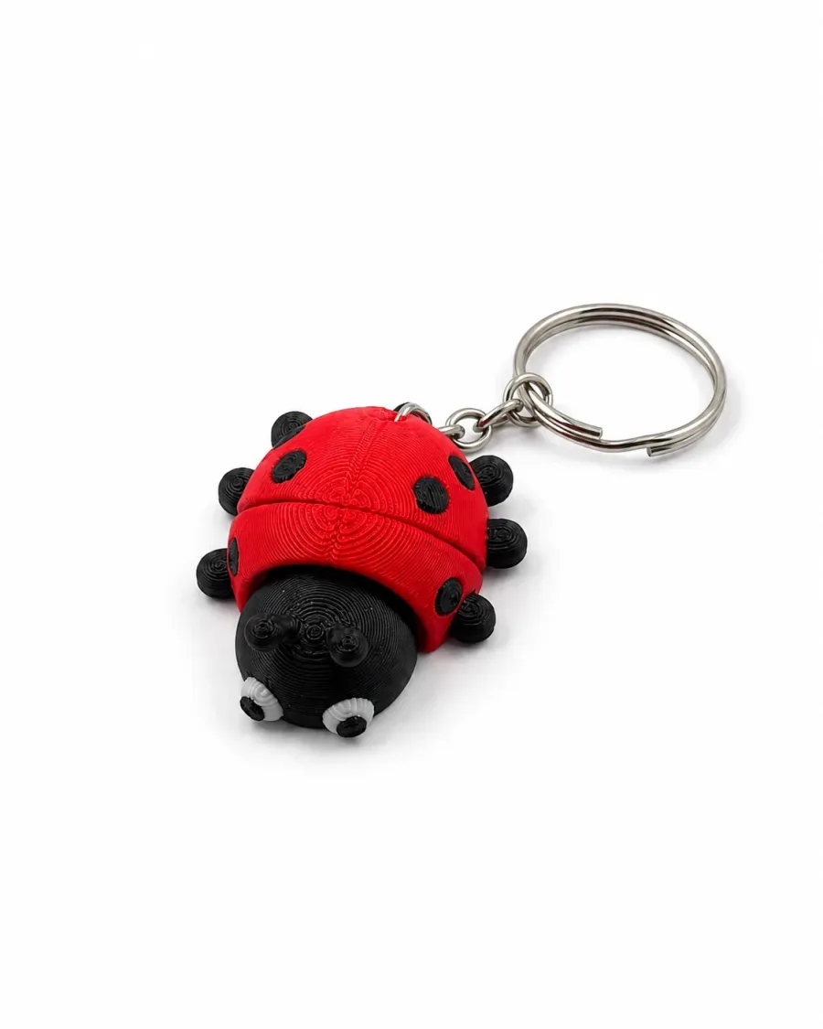 Tarzınıseç 3D Ladybug Anahtarlık Charm Tarzınıseç 3D Ladybug Anahtarlık Charm