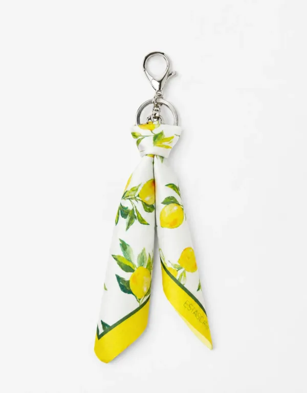 Tarzınıseç Limon Desenli Anahtarlık Charm Tarzınıseç Limon Desenli Anahtarlık Charm