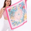 Tropikal Rüya Model Fular Bandana Şal Estascarf 70x70 Cm