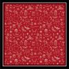 Yeni Sezon Yılbaşı Desenli Bandana Fular Yeni Yıl Hediyesi Şal Estascarf 70x70 Cm